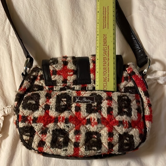 Vera Bradley Tweed Mini Saddle Crossbody Bag - Picture 8 of 9
